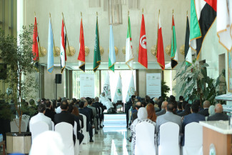 في سابقة الأولى من نوعها أجتمع منسوبي صندوق النقد العربي ، برنامج تمويل التجارة العربية ومنسوبي المؤسسة الإقليمية لمقاصة وتسوية المدفوعات (بنى)